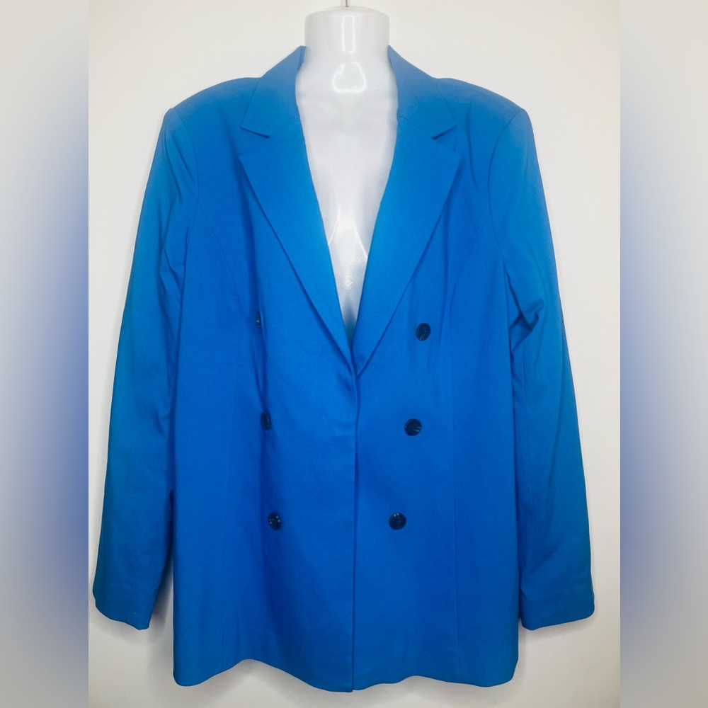 WHO WHAT WHERE BLUE BLAZER BRAND NEW WITH TAGS ATTACHED XL